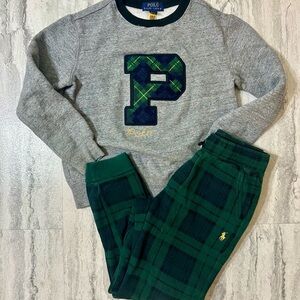 Polo by Ralph Lauren boys Plaid set